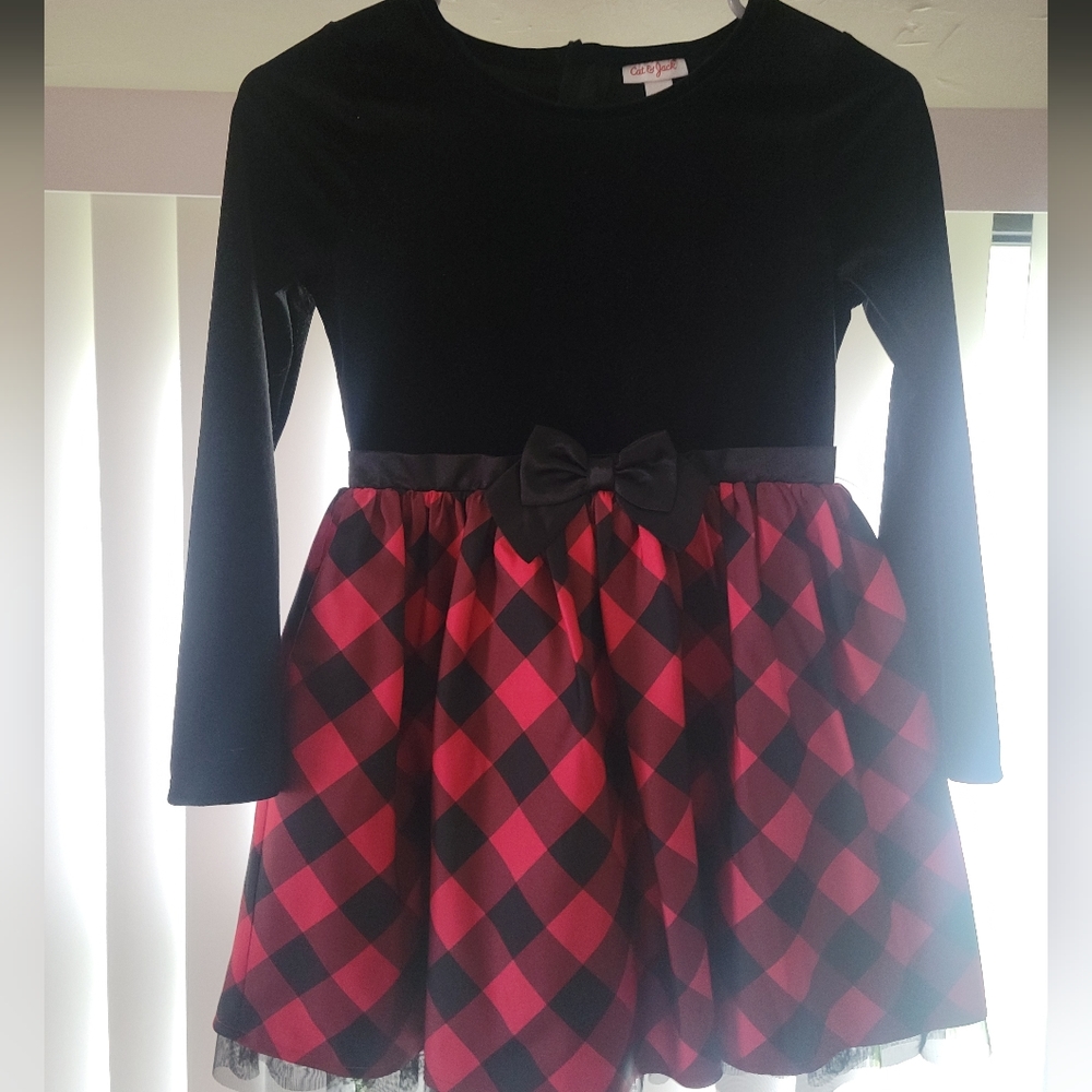 Cat & Jack Girls Christmas Dress